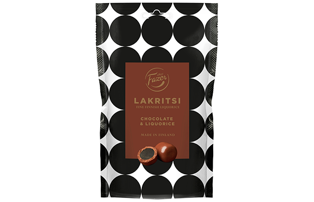 FAZER LAKRITSI 140G CHOCOLATE&LIQUORISE - FinnishFoodStore